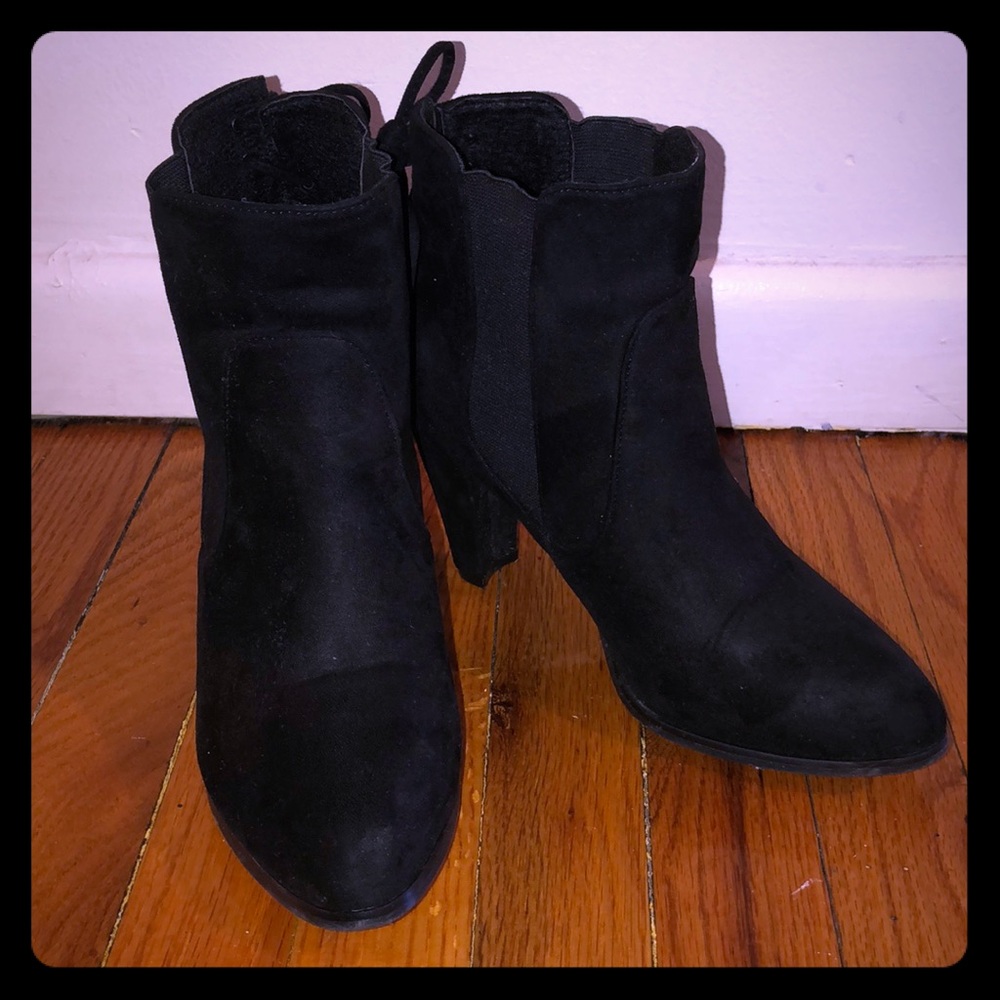 Black ankle boots
